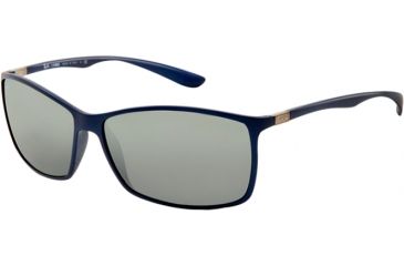 Image of Ray-Ban RB4179 Sunglasses 601588-6213 - Blue Frame, Gray Silver Mirror Gradient Lenses