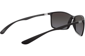 Image of Ray-Ban RB4179 Sunglasses 601S82-62 - Matte Black Frame, Gray Mirror Silver Polar Lenses