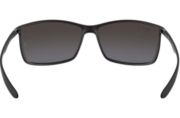 Image of Ray-Ban RB4179 Sunglasses 601S82-62 - Matte Black Frame, Gray Mirror Silver Polar Lenses