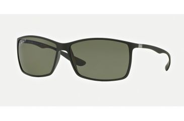 Image of Ray-Ban RB4179 Sunglasses 61259A-62 - Military Matte Green Frame, Dark Grey Polar Lenses