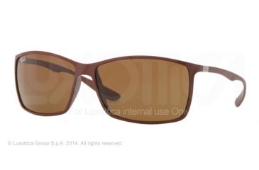 Image of Ray-Ban RB4179 Sunglasses 881/73-62 - Matte Brown Frame, Brown Lenses