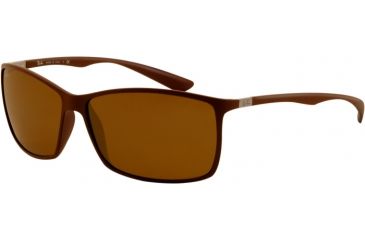 Image of Ray-Ban RB4179 Sunglasses 883/71-6213 - Matte Blue Frame, Green Lenses