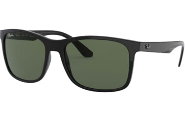 Image of Ray-Ban RB4234 Sunglasses 601/71-58 - Black Frame, Grey Green Lenses