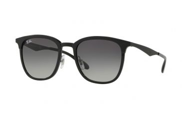 Image of Ray-Ban RB4278 Sunglasses 628211-51 - Black / Matte Black Frame, Grey Gradient Dark Grey Lenses