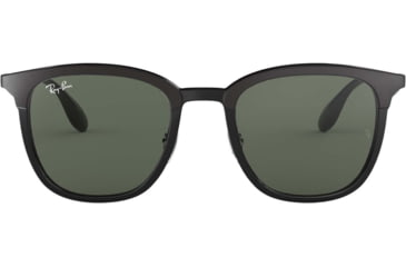 Image of Ray-Ban RB4278 Sunglasses 628271-51 - Black / Matte Black Frame, Green Lenses