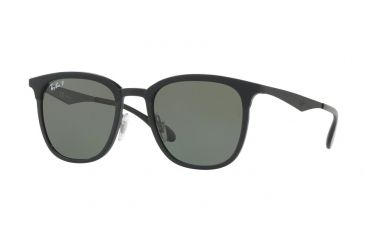 Image of Ray-Ban RB4278 Sunglasses 62829A-51 - Black / Matte Black Frame, Polar Green Lenses