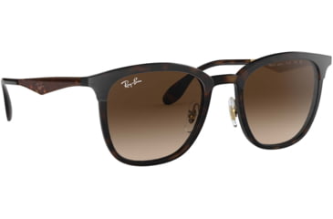 Image of Ray-Ban RB4278 Sunglasses 628313-51 - Havana/Matte Havana Frame, Brown Gradient Lenses