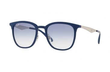 Image of Ray-Ban RB4278 Sunglasses 633619-51 - Blue Frame, Clear Gradient Light Blue Lenses