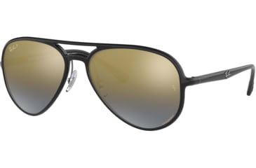 Image of Ray-Ban RB4320CH Sunglasses 601/J0-58 - , Blue Mirror Gold Lenses