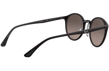 Image of Ray-Ban RB4336 Chromance Sunglasses, Matte Black, Grey Mirror Silver Chromance, 50, RB4336CH-601S5J-50