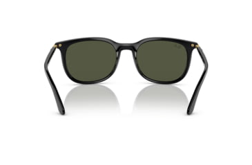 Image of Ray-Ban RB4386F Sunglasses, Black Frame, Green Lens, Asian Fit, 55, RB4386F-601-31-55