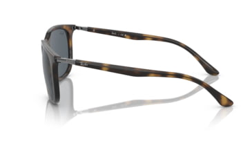 Image of Ray-Ban RB4386F Sunglasses, Havana Frame, Blue Lens, Asian Fit, 55, RB4386F-710-R5-55