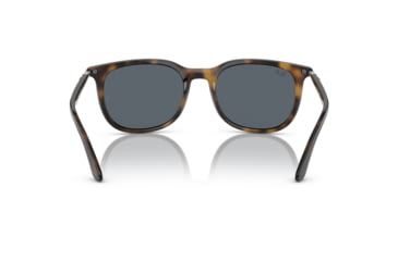 Image of Ray-Ban RB4386F Sunglasses, Havana Frame, Blue Lens, Asian Fit, 55, RB4386F-710-R5-55