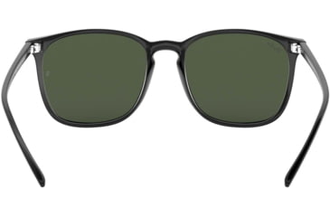 Image of Ray-Ban RB4387 Sunglasses 601/71-56 - Black Frame, Green Lenses
