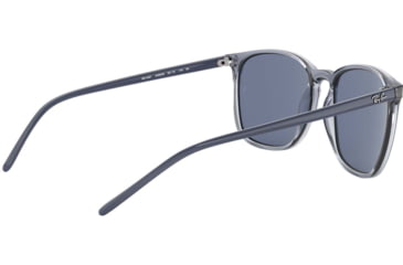 Image of Ray-Ban RB4387 Sunglasses 639980-56 - Trasparent Blue Frame, Blue Lenses