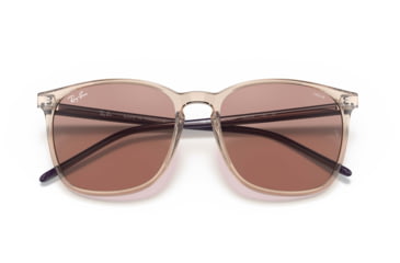 Image of Ray-Ban RB4387 Sunglasses, Evolve Photo Brown Lenses, Light Brown, 56, RB4387-6573Q4-56