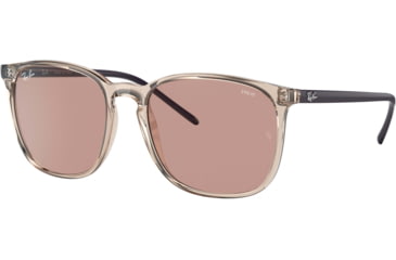 Image of Ray-Ban RB4387 Sunglasses, Evolve Photo Brown Lenses, Light Brown, 56, RB4387-6573Q4-56