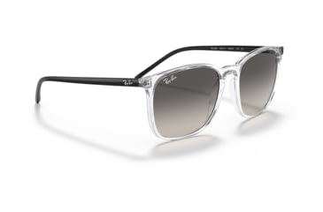 Image of Ray-Ban RB4387 Sunglasses, Grey Gradient Lenses, Transparent, 56, RB4387-647711-56