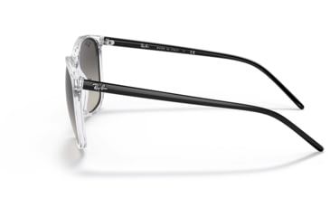 Image of Ray-Ban RB4387 Sunglasses, Grey Gradient Lenses, Transparent, 56, RB4387-647711-56