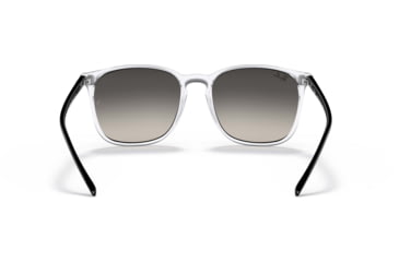 Image of Ray-Ban RB4387 Sunglasses, Grey Gradient Lenses, Transparent, 56, RB4387-647711-56
