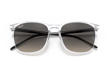 Image of Ray-Ban RB4387 Sunglasses, Grey Gradient Lenses, Transparent, 56, RB4387-647711-56