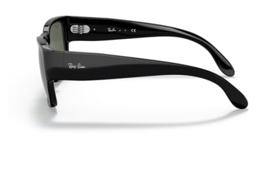 Image of Ray-Ban RJ9287S Wayfarer Nomad Junior Sunglasses - Kids, Black Frame, Dark Green Lens, 48, RJ9287S-100-71-48