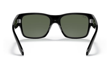 Image of Ray-Ban RJ9287S Wayfarer Nomad Junior Sunglasses - Kids, Black Frame, Dark Green Lens, 48, RJ9287S-100-71-48