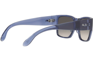 Image of Ray-Ban RJ9287S Wayfarer Nomad Junior Sunglasses - Kids, Transparent Blue Frame, Grey Gradient Lens, 51, RJ9287S-711411-51