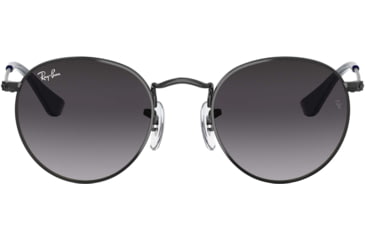 Image of Ray-Ban RJ9547S Sunglasses, 201/8G-44 - Matte Black Frame, Light Grey Gradient Dark Grey Lenses