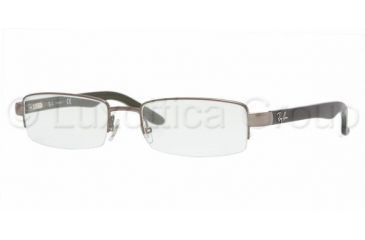 Image of Ray-Ban RX 8588 Eyeglasses Styles - 1114 Gunmetal Frame w/Non-Rx 52 mm Diameter Lenses, 1114-5218