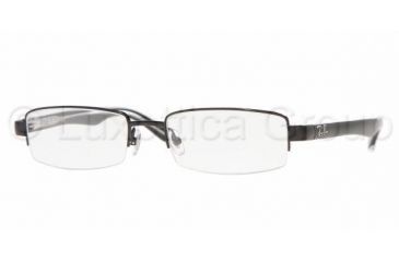 Image of Ray-Ban RX 8588 Eyeglasses Styles - Shiny Black Frame w/Non-Rx 54 mm Diameter Lenses, 1017-5418