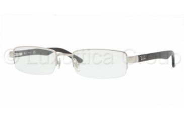 Image of Ray-Ban RX 8588 Eyeglasses Styles - Silver Frame w/Non-Rx 52 mm Diameter Lenses, 1113-5218