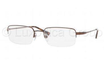 Image of Ray-Ban RX 8632 Eyeglasses Styles - Dark Brown Frame w/Non-Rx 52 mm Diameter Lenses, 1020-5218