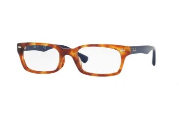 Image of Ray-Ban RX5150F Eyeglass Frames 5609-52 - Yellow Tortoise Frame