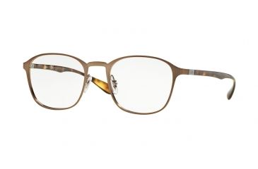 Image of Ray-Ban RX6357 Eyeglass Frames 2877-48 - Brushed Light Brown Frame