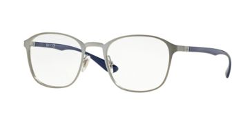 Image of Ray-Ban RX6357 Eyeglass Frames 2878-48 - Brushed Gunmetal Frame
