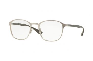 Image of Ray-Ban RX6357 Eyeglass Frames 2879-51 - Brushed Gunmetal Frame