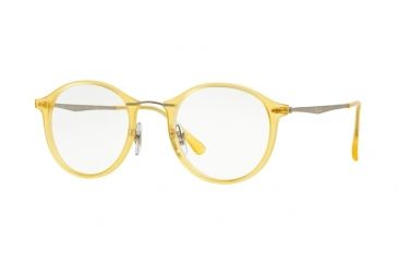 Image of Ray-Ban RX7073 Eyeglass Frames 5589-49 - Matte Yellow Frame