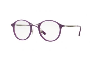 Image of Ray-Ban RX7073 Eyeglass Frames 5617-49 - Shiny Violet Frame