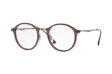 Image of Ray-Ban RX7073 Eyeglass Frames 5740-47 - Opal Bordeaux Frame