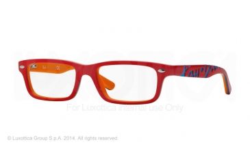 Image of Ray-Ban RY1535 Eyeglass Frames 3599-46 - Coral/Orange Frame
