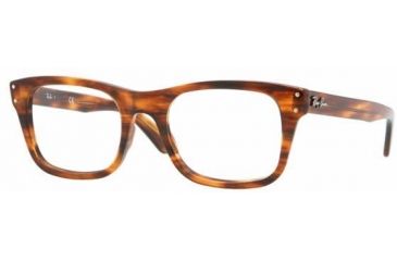 Image of Ray-Ban Vista RX5227 Eyeglass Frames 2144-5200 - Striped Havana Frame