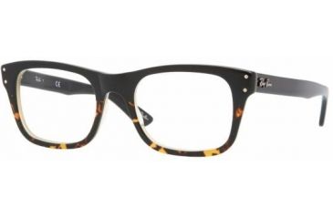 Image of Ray-Ban Vista RX5227 Eyeglass Frames 5028-5200 - Black Gradient Havana / Yellow Frame