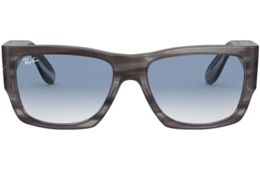Image of Ray-Ban WAYFARER NOMAD RB2187 Sunglasses 13143F-54 - , Clear Gradient Blue Lenses