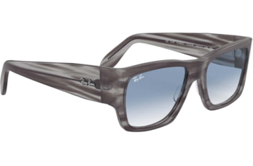 Image of Ray-Ban WAYFARER NOMAD RB2187 Sunglasses 13143F-54 - , Clear Gradient Blue Lenses
