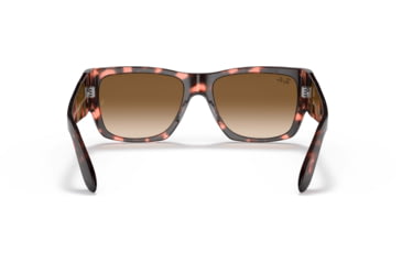 Image of Ray-Ban Wayfarer Nomad RB2187 Sunglasses, Brown Gradient Lenses, Pink Havana, 54, RB2187-133451-54