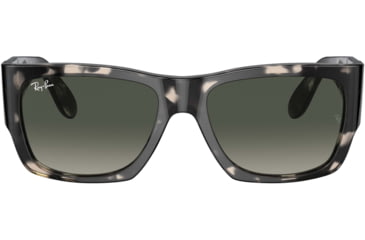 Image of Ray-Ban Wayfarer Nomad RB2187 Sunglasses, Grey Gradient Lenses, Gray Havana, 54, RB2187-133371-54