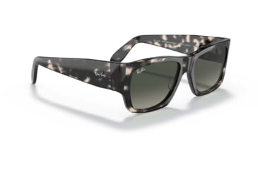 Image of Ray-Ban Wayfarer Nomad RB2187 Sunglasses, Grey Gradient Lenses, Gray Havana, 54, RB2187-133371-54