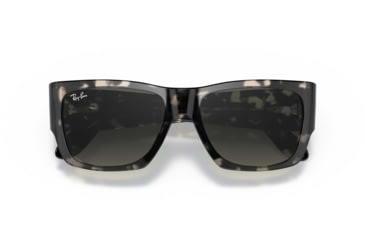 Image of Ray-Ban Wayfarer Nomad RB2187 Sunglasses, Grey Gradient Lenses, Gray Havana, 54, RB2187-133371-54