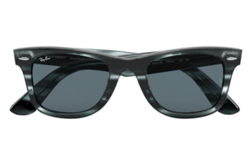 Image of Ray-Ban WAYFARER RB4340 Sunglasses 6432R5-50 - , Blue Lenses
